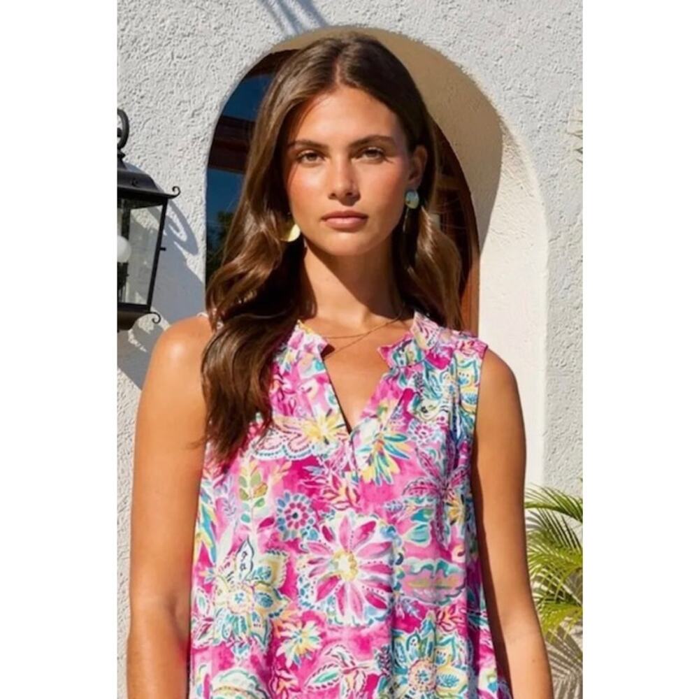 Dear Scarlett - Colorful Lizzy Tank Top - Small - Picture 2 of 3